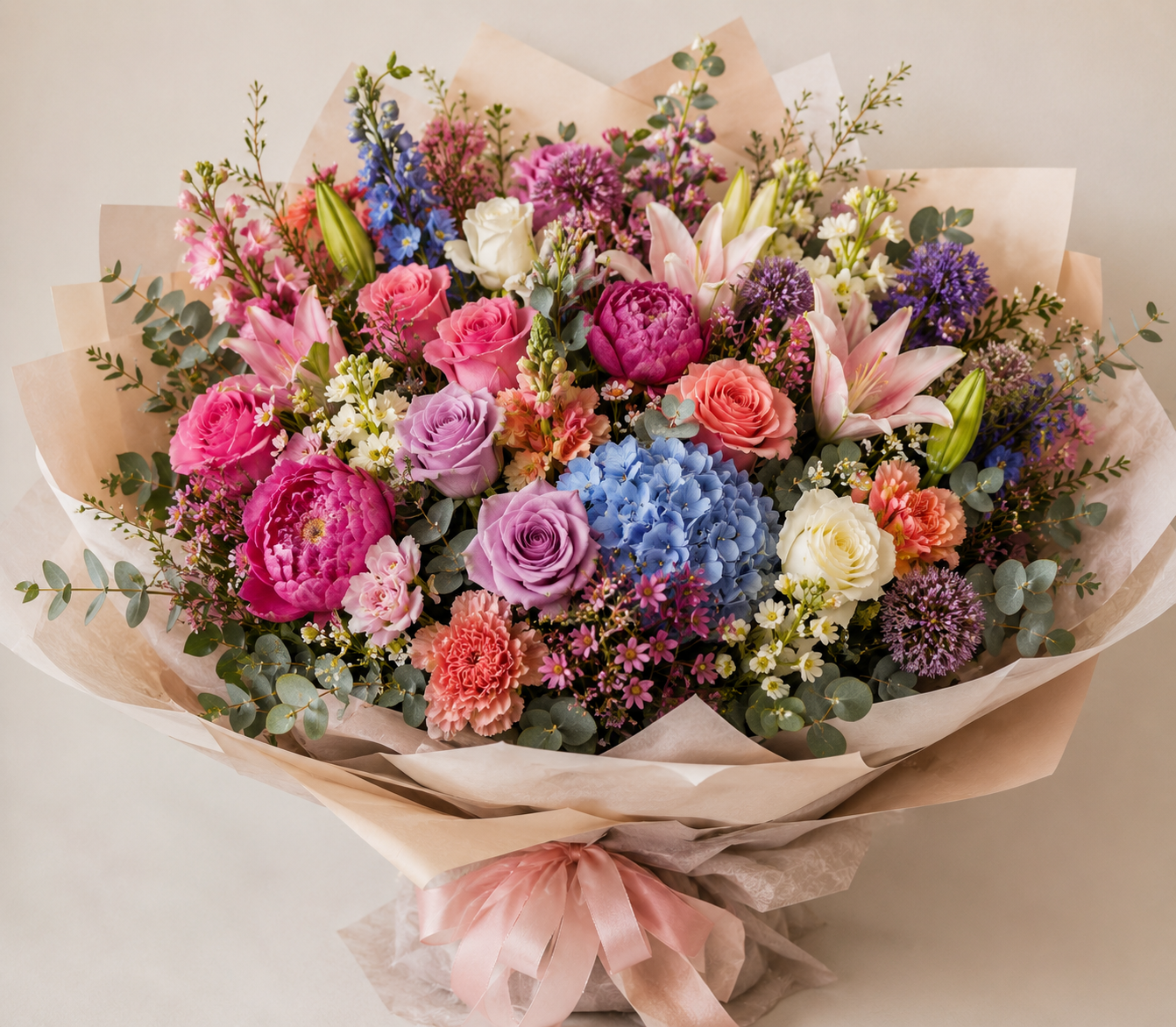 XL Deluxe Wrapped Bouquet
