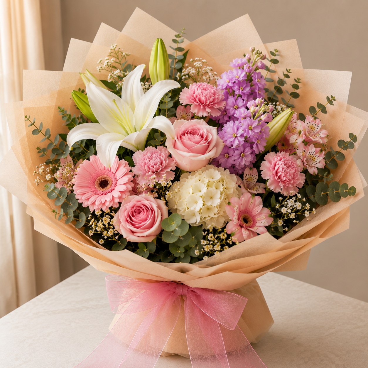 Large Wrapped Bouquet